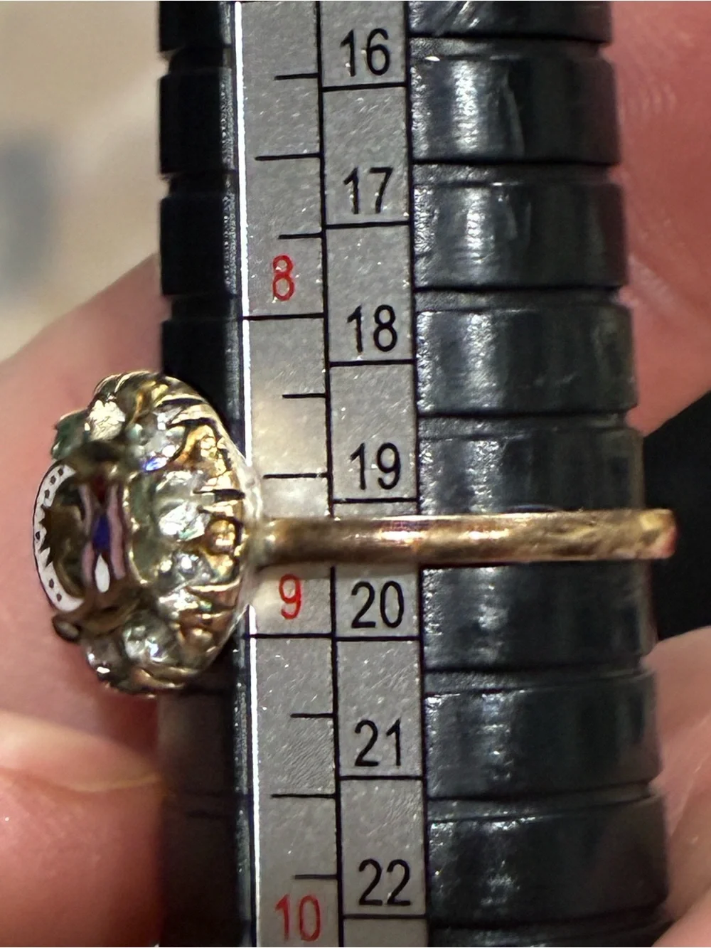 Antique Clark & Coombs 14k RGP Daughters of Rebekah Ring